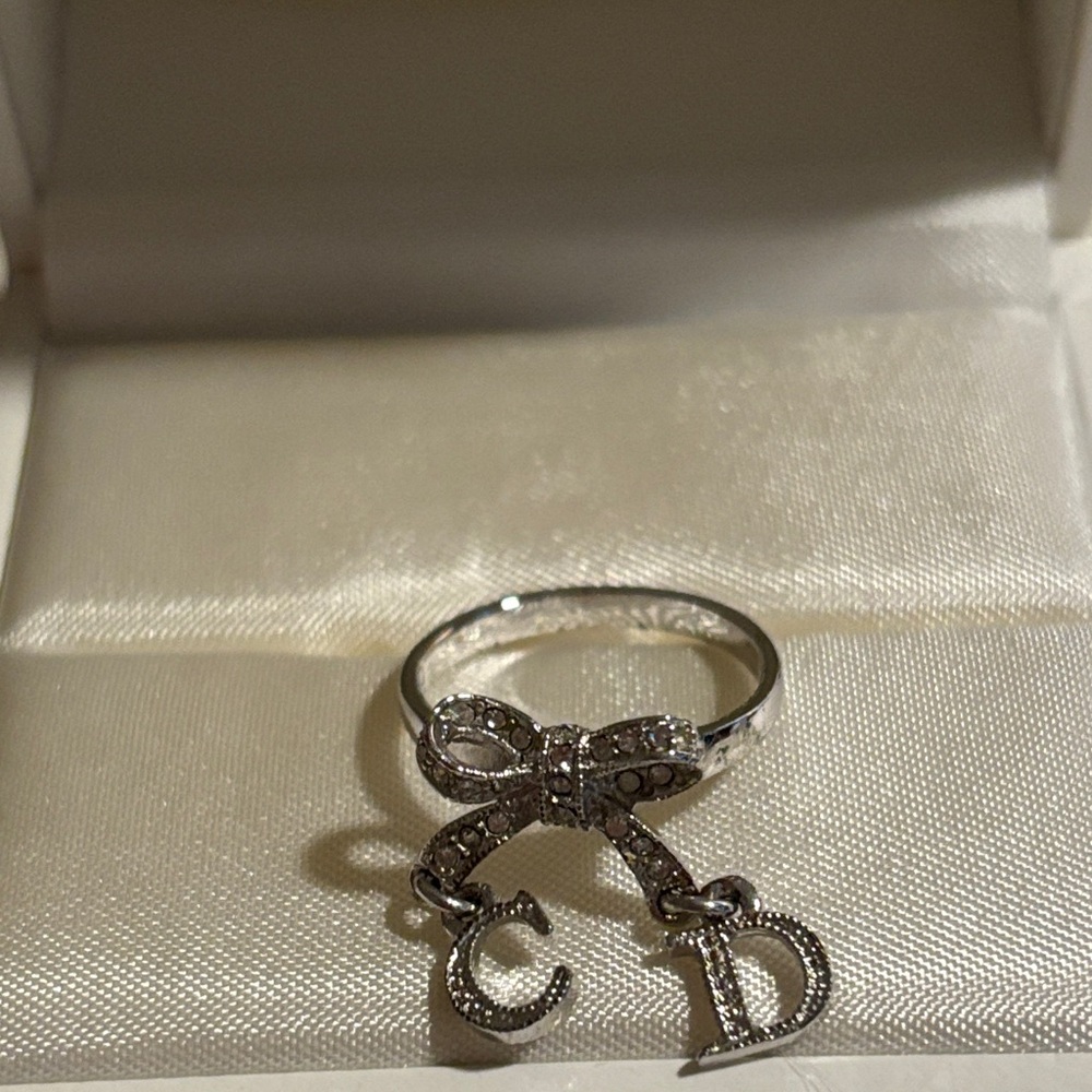 Authentic Dior Silver Ring with COA - Picture 5 of 10